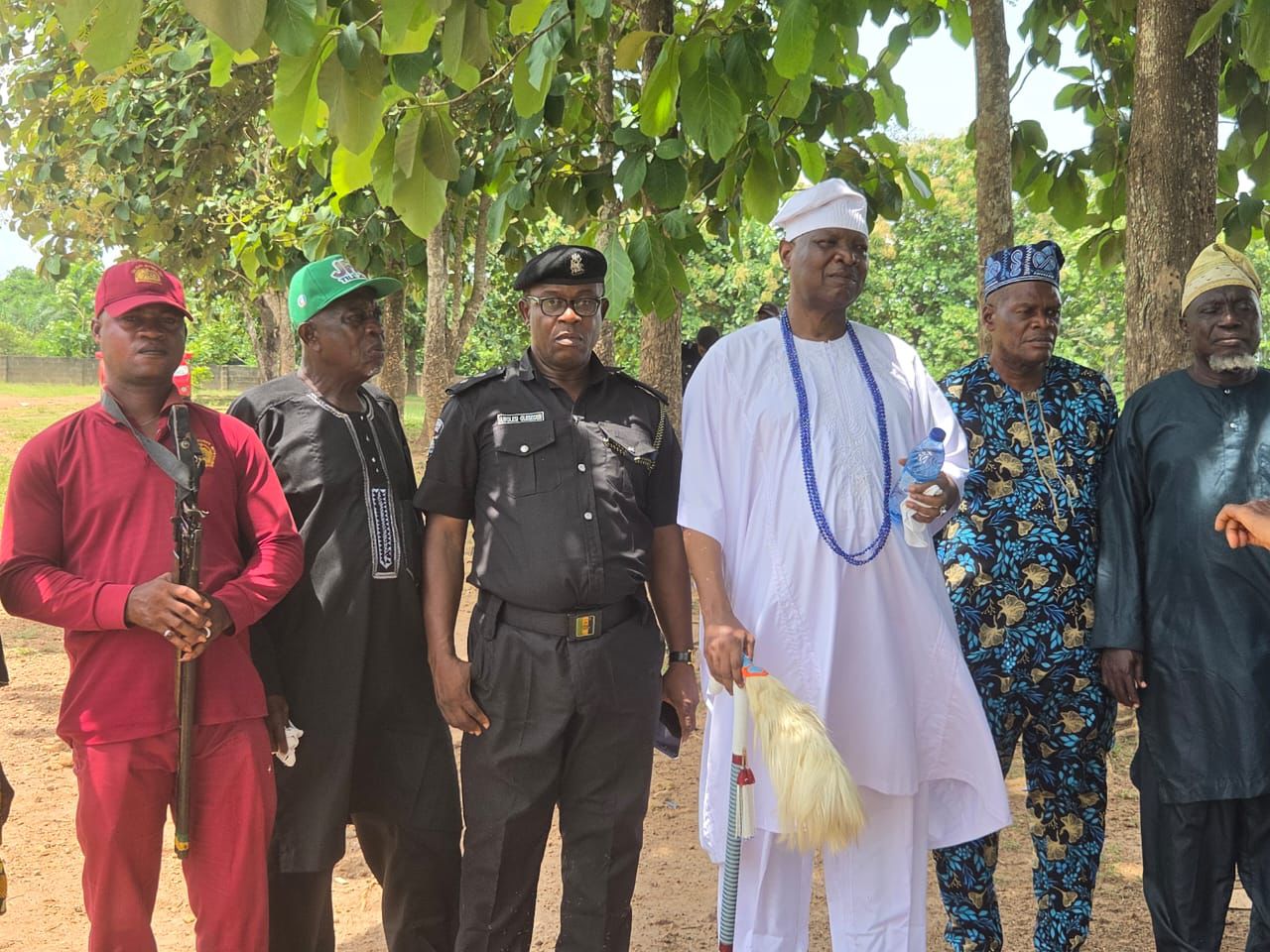 HIS ROYAL HIGHNESS, OBA ABIB A. AWOBAJO, JP, VISITS OBANTA COMPREHENSIVE HIGH SCHOOL, AWA-IJEBU TO STRENGTHEN SECURITY AND IMPROVE LEARNING ENVIRONMENT